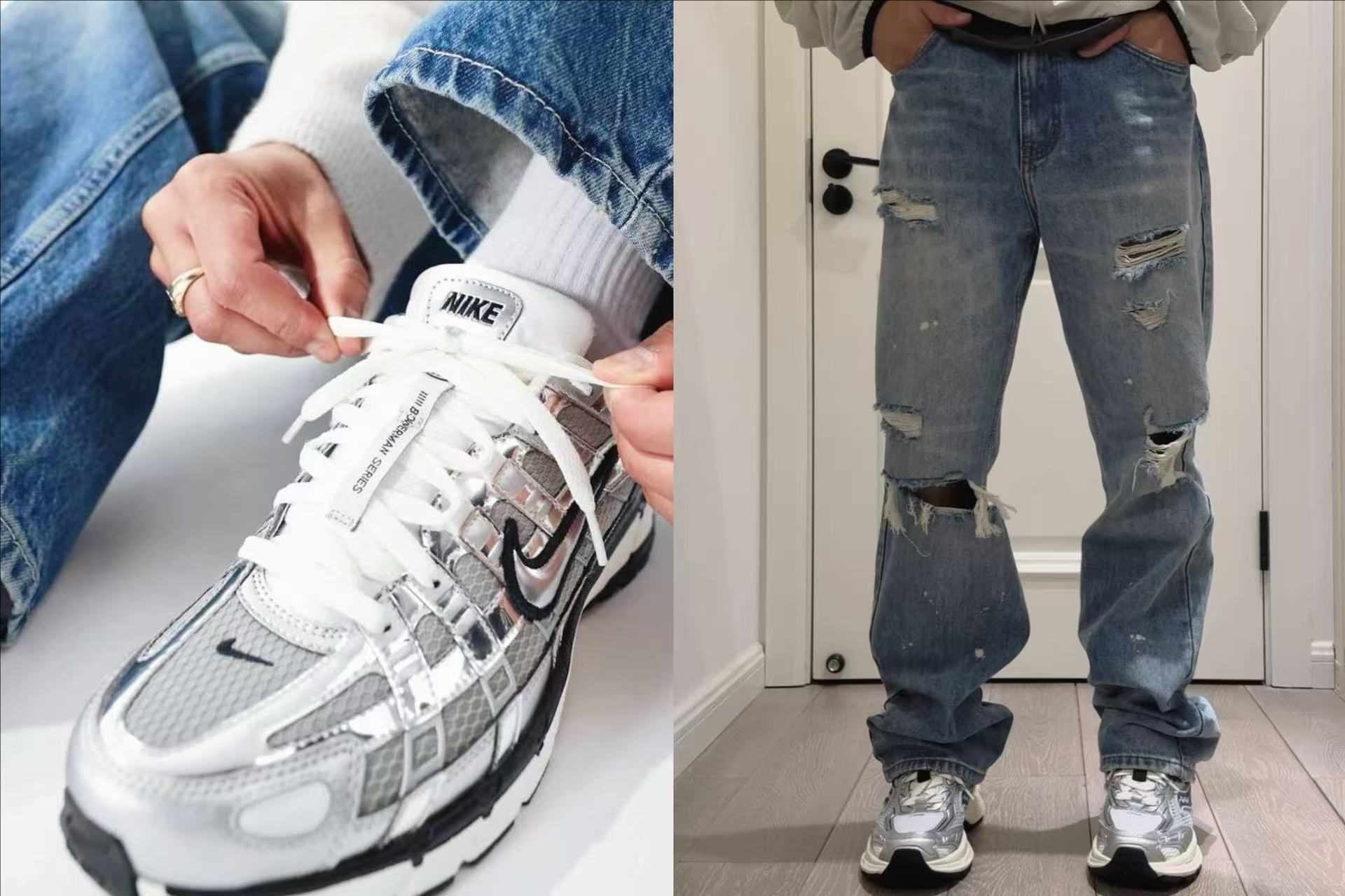 Running Shoes with Jeans Men