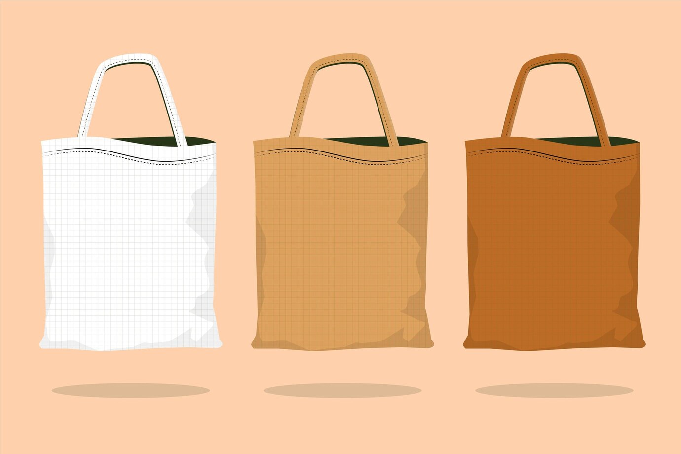 collection flat design fabric bags 23 2149022187