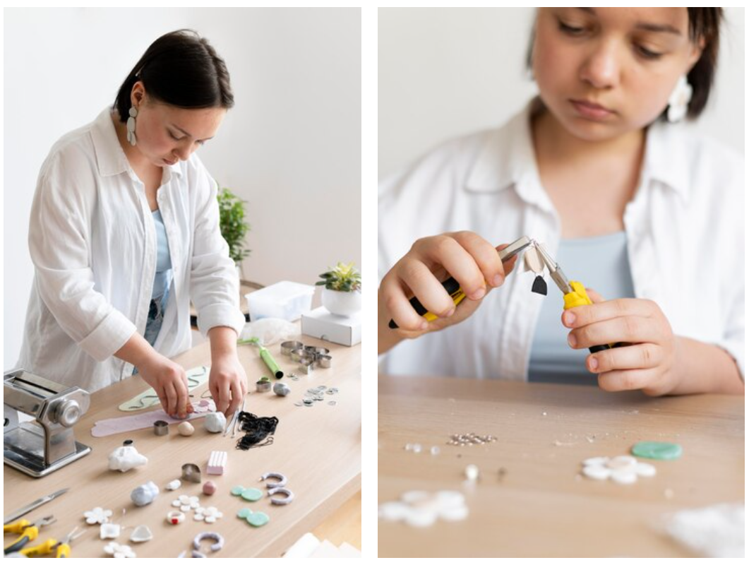 Making Clay Jewelry