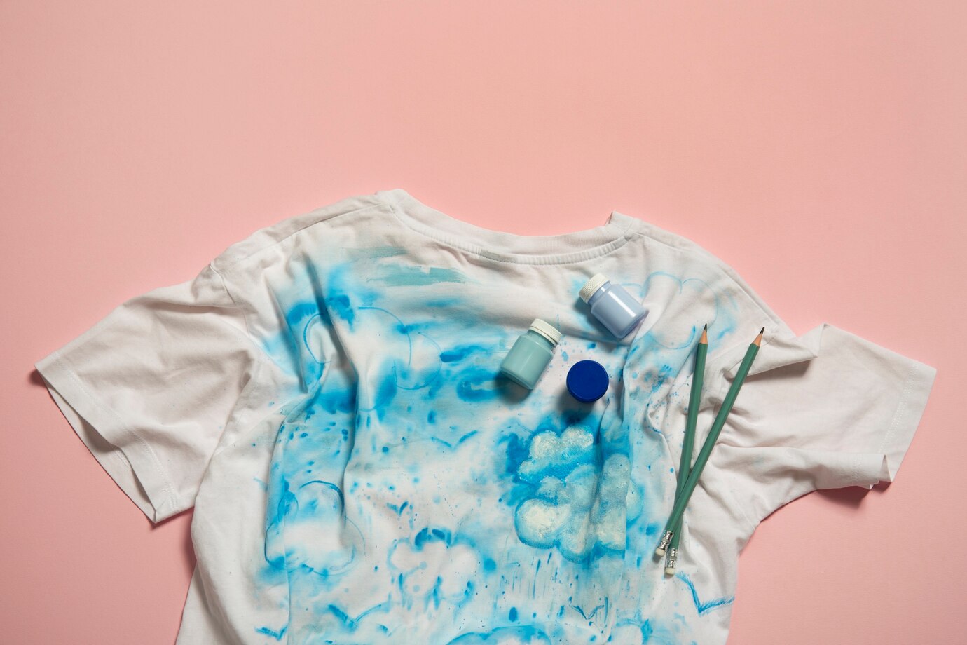 top view t shirt painting still life 23 2150572737