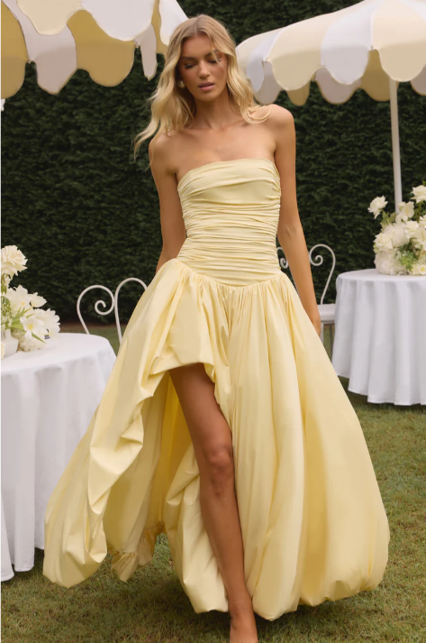 Open Back Bubble Dress with Bloomers - White main image 1